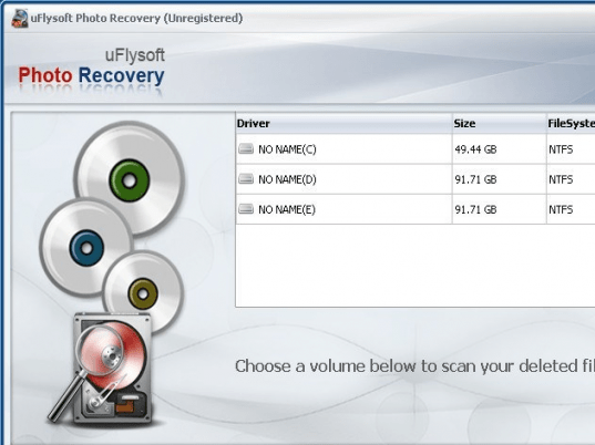uFlysoft Photo Recovery Screenshot 1