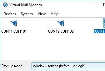 Virtual Null Modem Screenshot 1