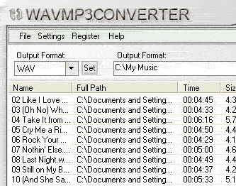 WAV-MP3-Converter Screenshot 1