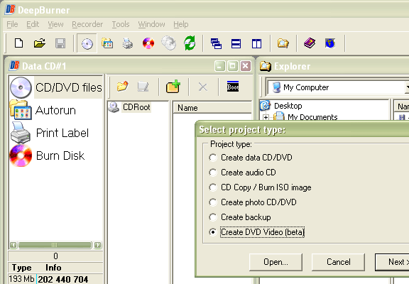 DeepBurner Pro Screenshot 1