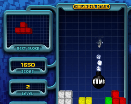 Challenger Tetris Screenshot 1