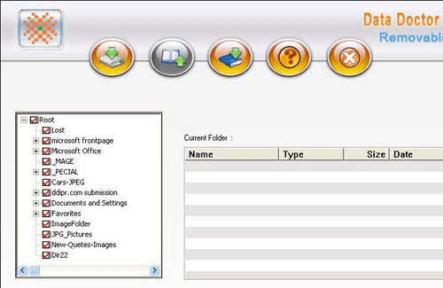 Removable Media Deleted Storage Recovery Screenshot 1