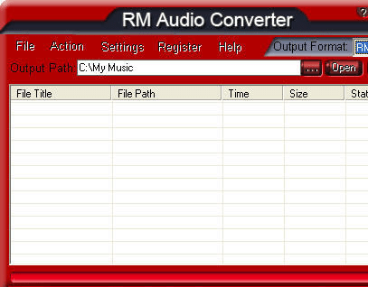 RM WAV Converter Screenshot 1