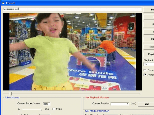 X360 Video Player Lite ActiveX OCX Screenshot 1
