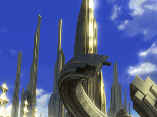 3D Megapolis Screensaver Screenshot 1