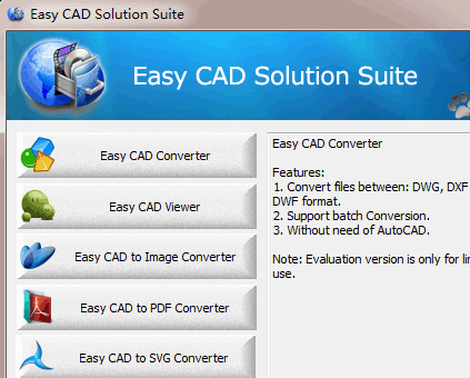 Easy CAD Solution Suite Screenshot 1