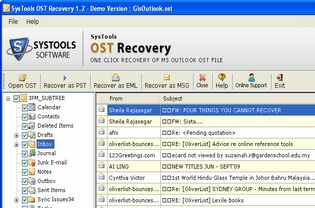 Open Corrupt OST files into Outlook Screenshot 1