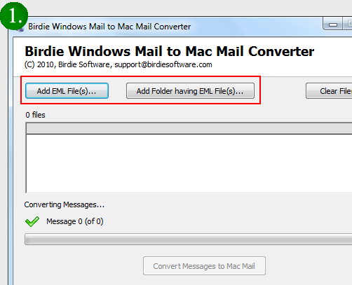 Convert Live Mail to Thunderbird Mail Screenshot 1