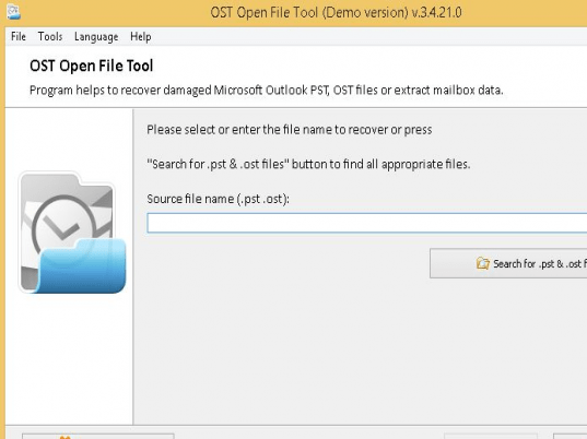 OST Open File Tool Screenshot 1