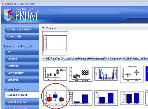 GraphPad Prism Screenshot 1