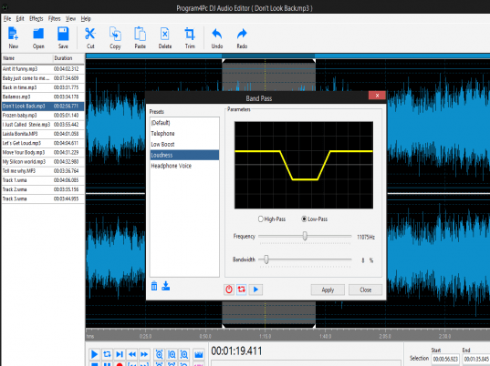 DJ Audio Editor Screenshot 1