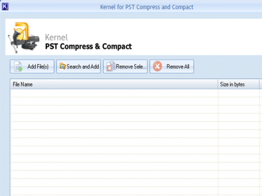 Compress PST Screenshot 1