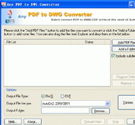PDF to DWG Converter 9.6.3 Screenshot 1