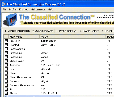 The Classified Connection Screenshot 1