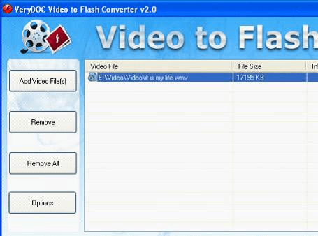 WMV to FLV Converter Screenshot 1