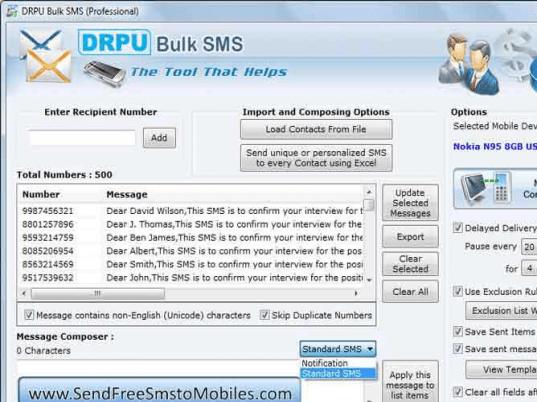Send Free SMS Screenshot 1