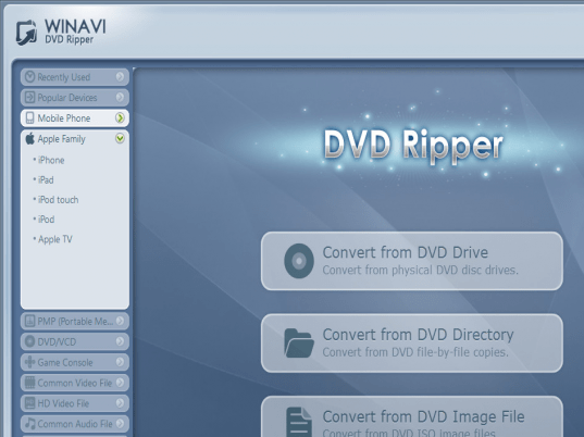 WinAVI DVD Ripper Screenshot 1