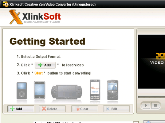 Xlinksoft Zen Converter Screenshot 1