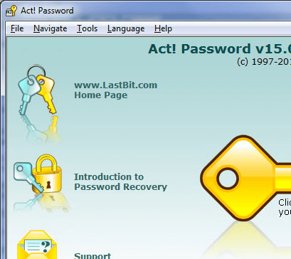 Act! Password Screenshot 1