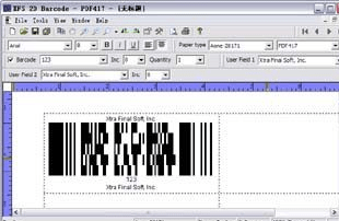 XFS 2D Barcode Screenshot 1
