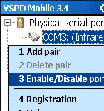 Virtual Serial Port Driver Mobile Screenshot 1