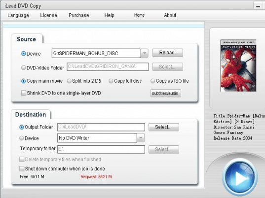 iLead DVD Copy Screenshot 1