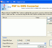 PDF to DXF Converter 9.6.6 Screenshot 1