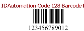 IDAutomation Code 128 Barcode Fonts Screenshot 1