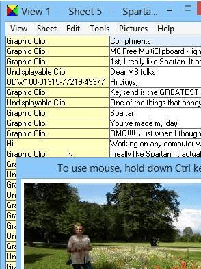 A - Spartan Lite Multi Clipboard Screenshot 1