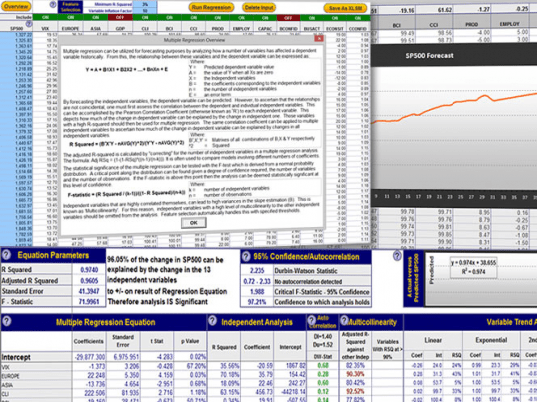 Regression Analysis and Forecasting Screenshot 1