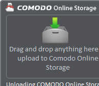 Comodo Online Storage Screenshot 1