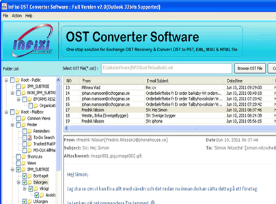OST Explorer Screenshot 1