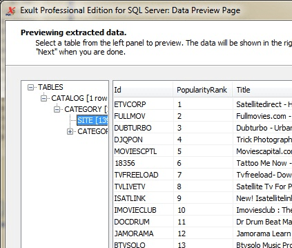 Exult Professional for SQL Server Screenshot 1
