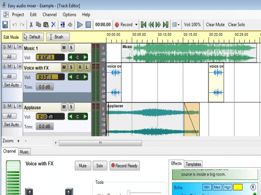 Easy audio mixer Screenshot 1