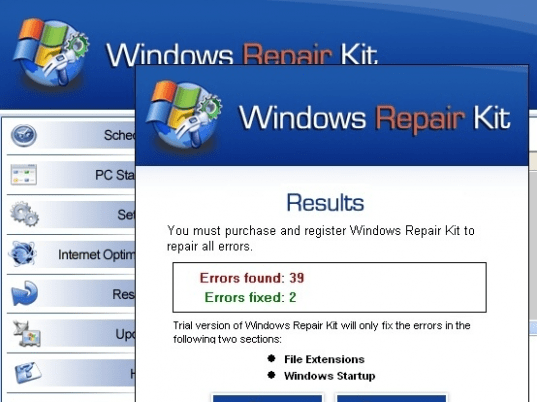 Windows Repair Kit Screenshot 1