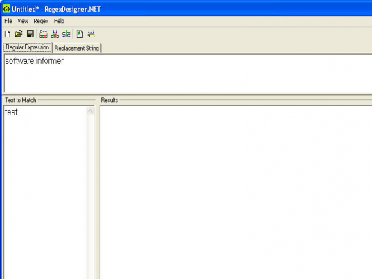 RegexDesigner.NET Screenshot 1