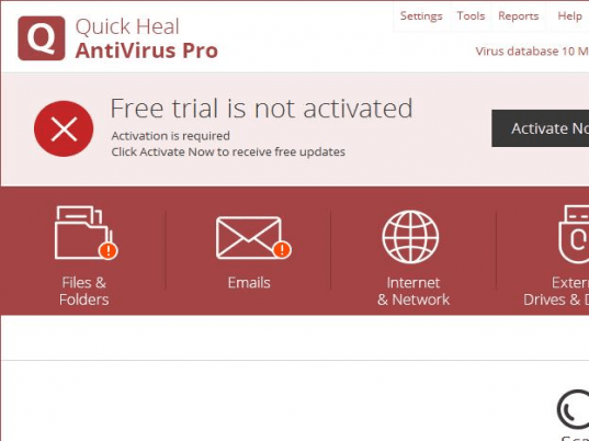Quick Heal AntiVirus Pro Screenshot 1