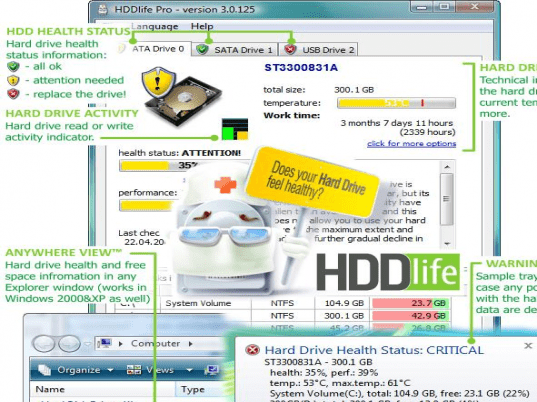 HDDlife Screenshot 1