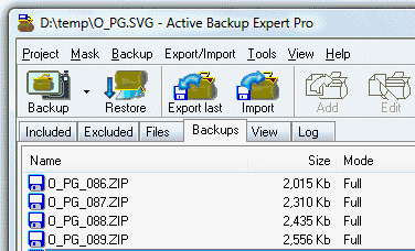 Active Backup Expert Screenshot 1