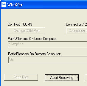 WinXfer Screenshot 1