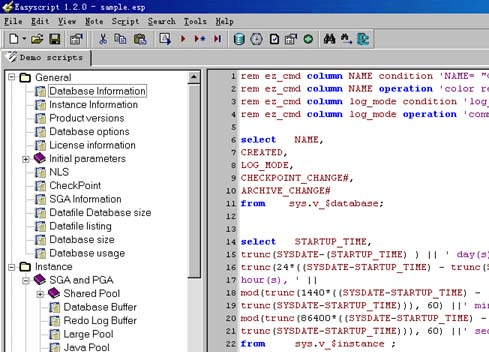 Easyscript for Oracle Screenshot 1