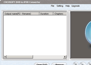 Cucusoft DVD to iPod Converter re. Screenshot 1