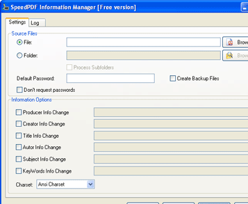 Sybrex SpeedPDF Information Manager Screenshot 1