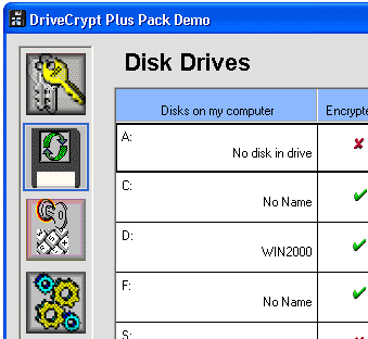 DriveCrypt Plus Pack Screenshot 1