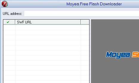 Moyea Free Flash downloader Screenshot 1