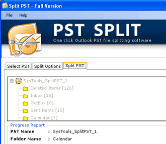 Split Outlook Archive Screenshot 1