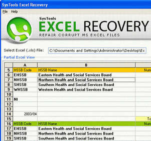 Recover Excel Content Screenshot 1