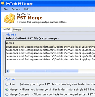 Merge Multiple PST Files into One Screenshot 1