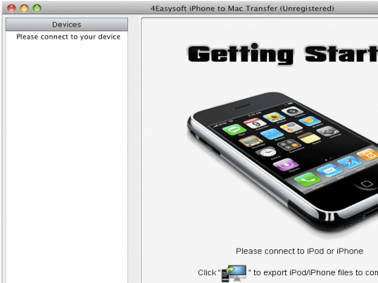 4Easysoft iPhone to Mac Transfer Screenshot 1