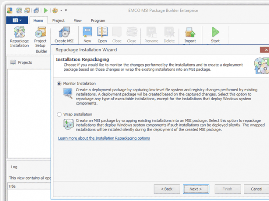 MSI Package Builder Enterprise Screenshot 1